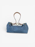 Blair - East West Shoulder Bag, Denim Leather - Wear with style