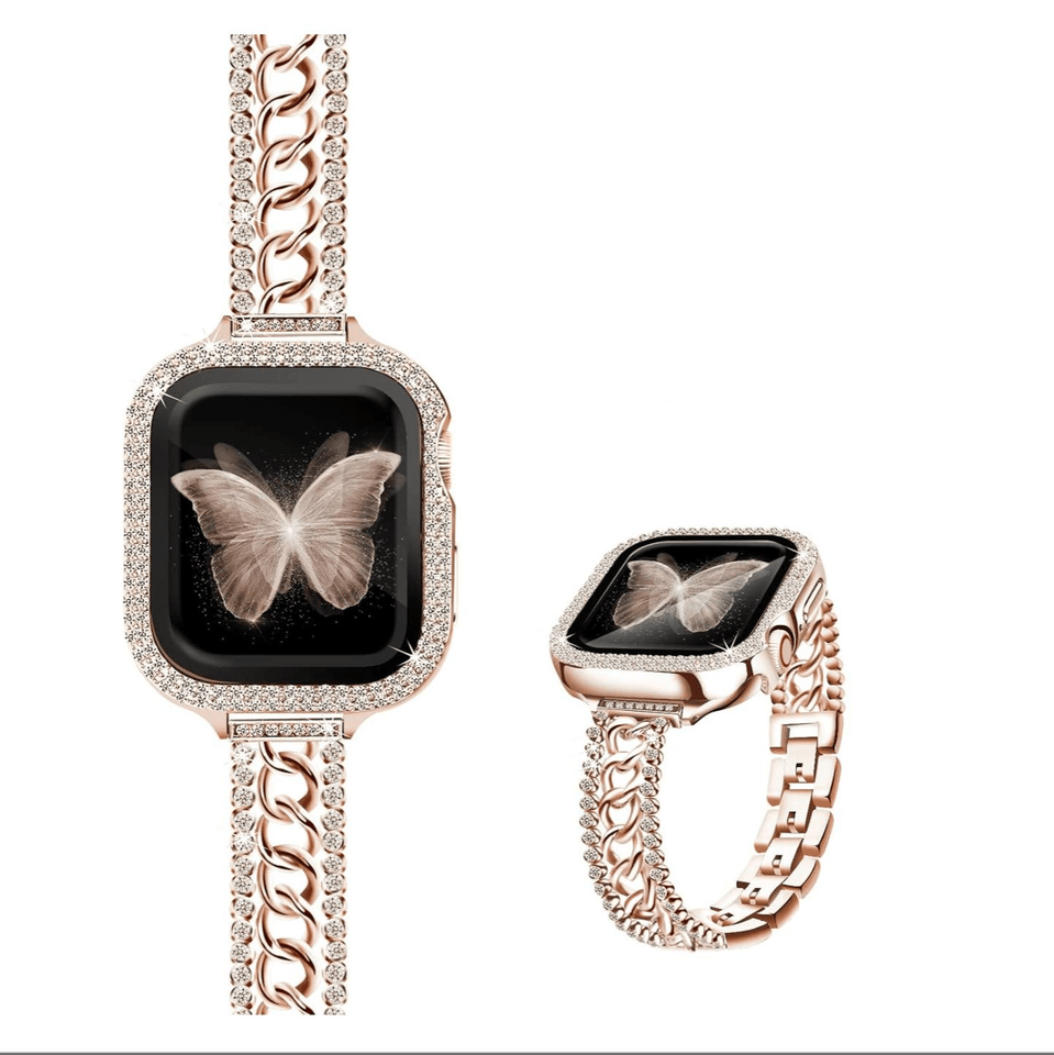 Bling Diamond Band Compatible for Apple Watch - Wear with style