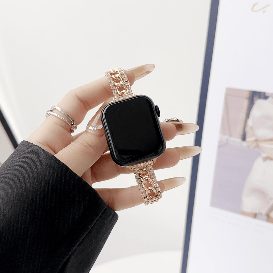 Bling Diamond Band Compatible for Apple Watch - Wear with style
