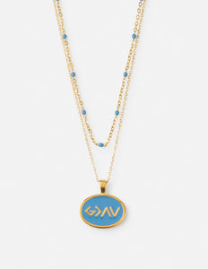 Blue Highs and Lows Necklace Set - Wear with style