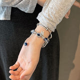 Blue Star Diamond Butterfly Chic Tweed Women's Watch Strap for Apple Watch - Wear with style