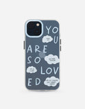 Blue You Are So Loved Frosted Phone Case - Wear with style