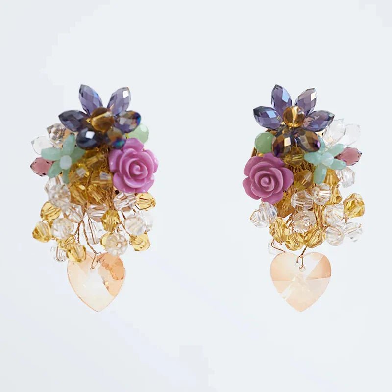 Bohemia Acrylic Flower Earrings - Wear with style