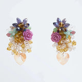 Bohemia Acrylic Flower Earrings - Wear with style