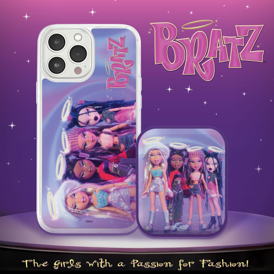 Bratz® Classic HD Apple iPhone 12 Mag - Safe Phone Case and AirPods All Gen 1 & 2 Combo Package - Wear with style