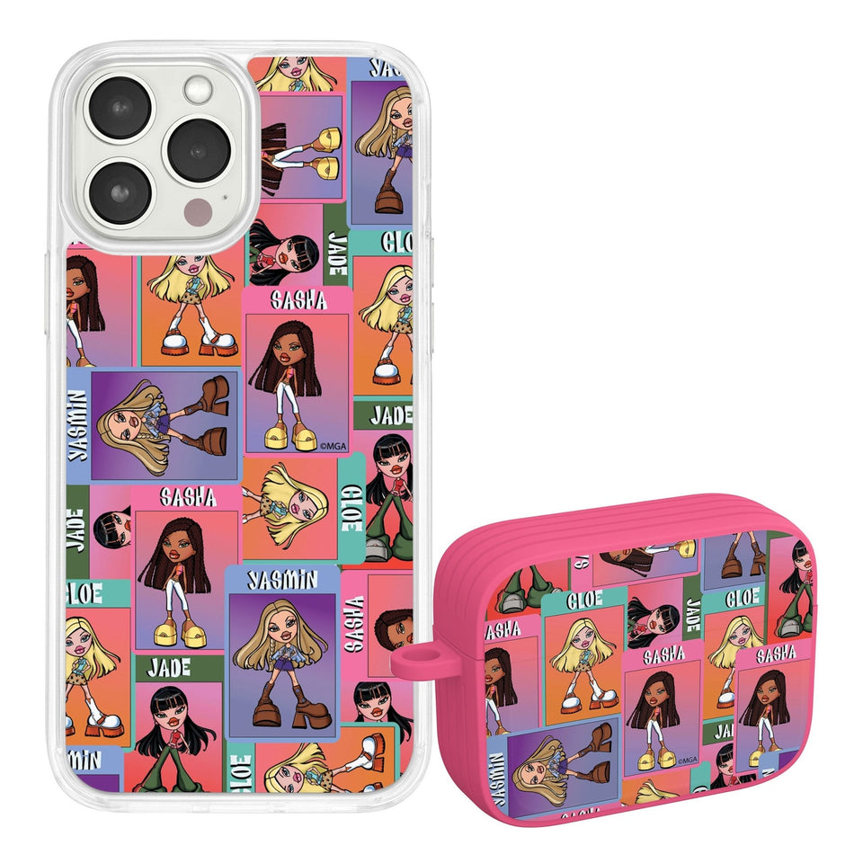Bratz® Classic HD Apple iPhone 13 Mag - Safe Phone Case and AirPods Pro Combo Package - Wear with style