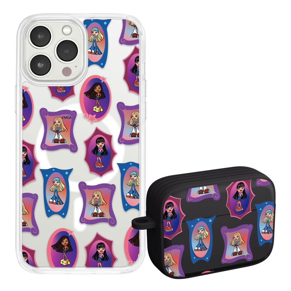 Bratz® Classic HD Apple iPhone 13 Mag - Safe Phone Case and AirPods Pro Combo Package - Wear with style