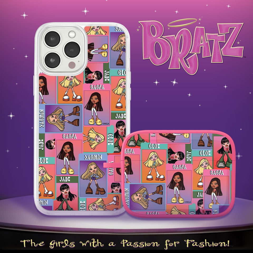Bratz® Classic HD Apple iPhone 14 Mag - Safe Phone Case and AirPods AirPods Pro Combo Package - Wear with style