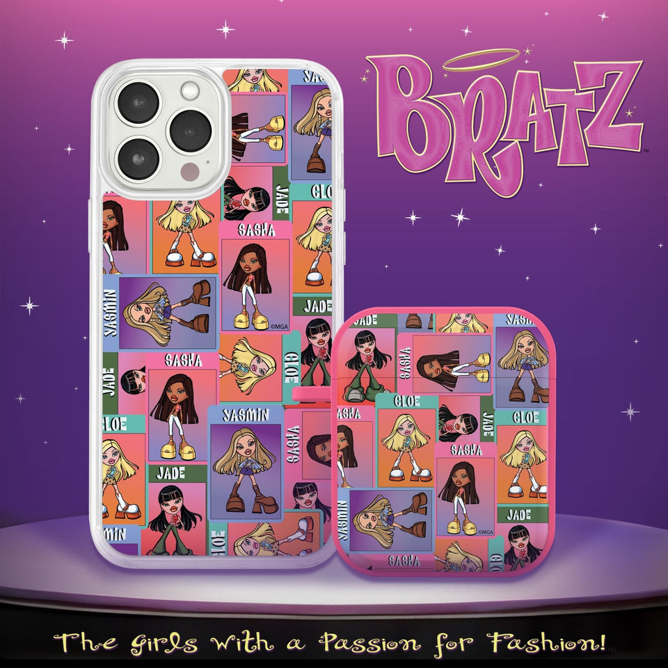Bratz® Classic HD Apple iPhone 14 Mag - Safe Phone Case and AirPods Gen 1 & 2 Combo Package - Wear with style