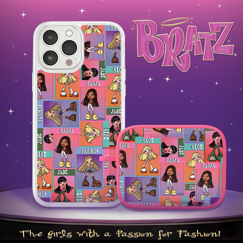 Bratz® Classic HD Apple iPhone 15 Mag - Safe Phone Case and AirPods AirPods Pro Combo Package - Wear with style