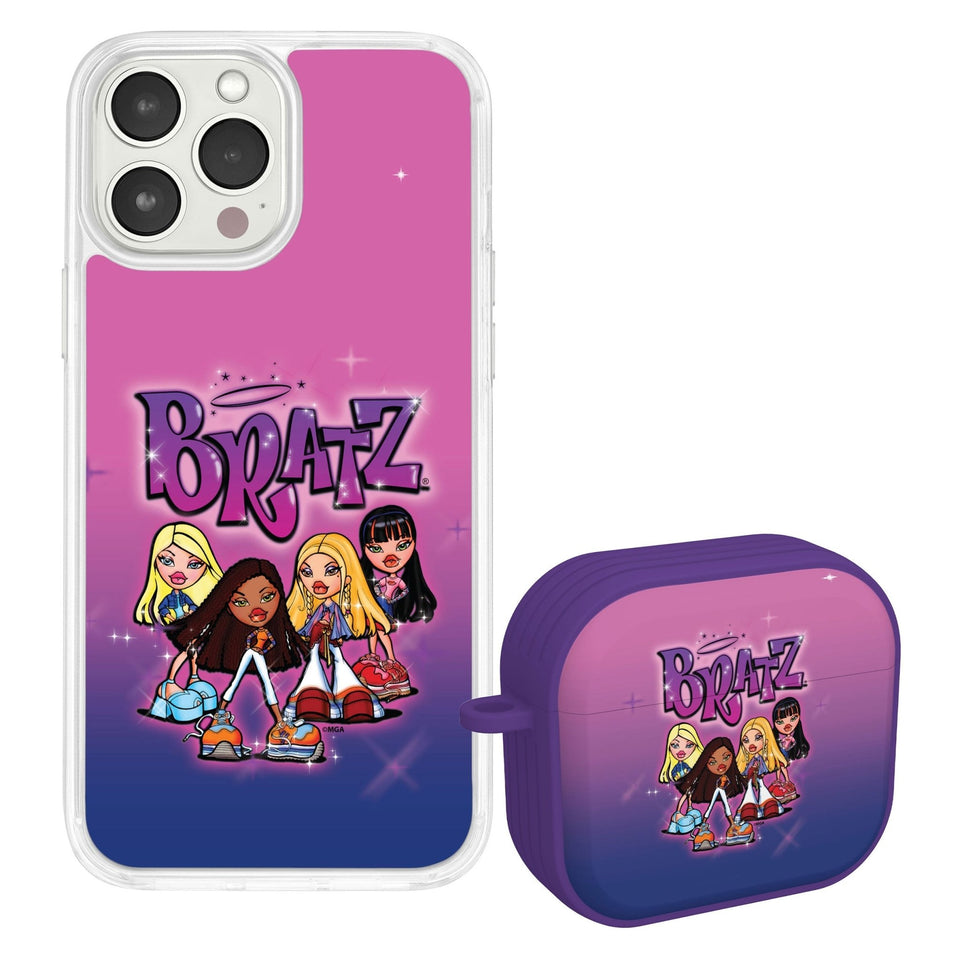 Bratz® Classic HD Apple iPhone 15 Mag - Safe Phone Case and AirPods Gen 3 Combo Package - Wear with style
