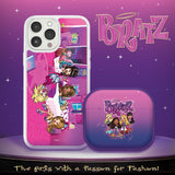 Bratz® Classic HD Apple iPhone 15 Mag - Safe Phone Case and AirPods Gen 3 Combo Package - Wear with style