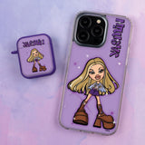 Bratz® Passion For Fashion HD Apple iPhone 12 Mag - Safe Phone Case and AirPods Gen 1 & 2 Combo Package - Wear with style