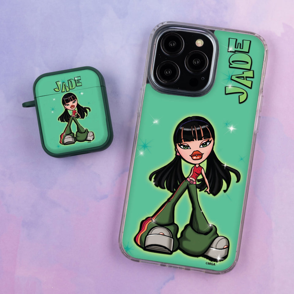 Bratz® Passion For Fashion HD Apple iPhone 12 Mag - Safe Phone Case and AirPods Gen 1 & 2 Combo Package - Wear with style