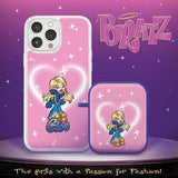 Bratz® Passion For Fashion HD Apple iPhone 12 Mag - Safe Phone Case and AirPods Gen 1 & 2 Combo Package - Wear with style