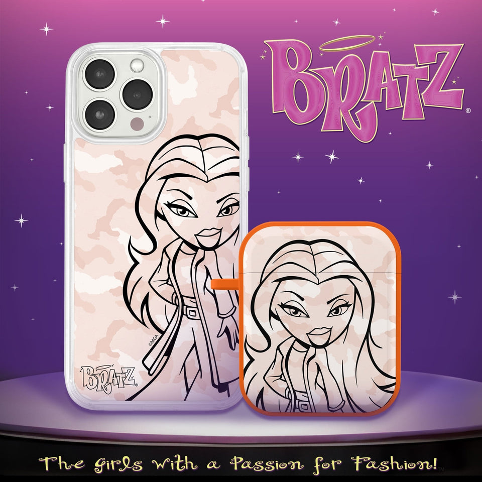 Bratz® Passion For Fashion HD Apple iPhone 12 Mag - Safe Phone Case and AirPods Gen 1 & 2 Combo Package - Wear with style