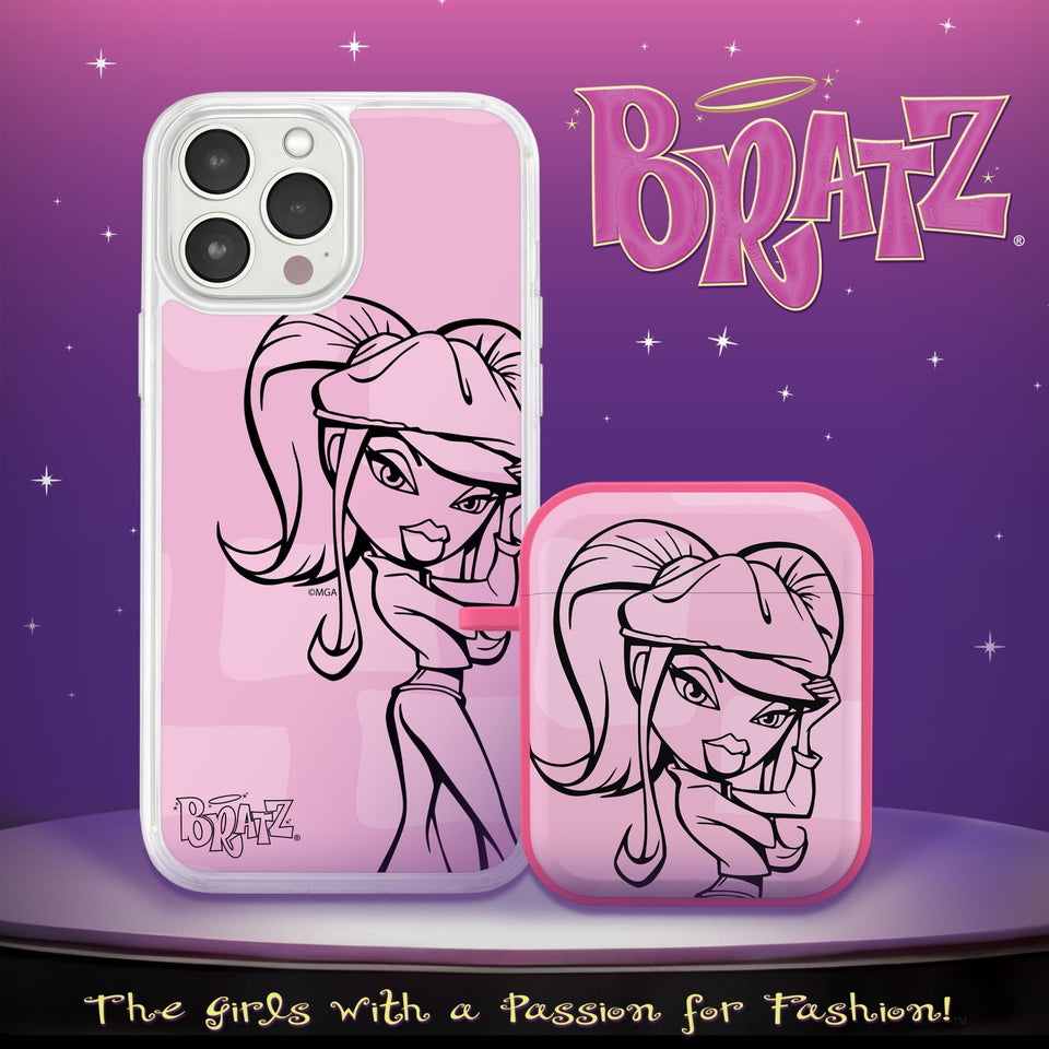 Bratz® Passion For Fashion HD Apple iPhone 12 Mag - Safe Phone Case and AirPods Gen 1 & 2 Combo Package - Wear with style