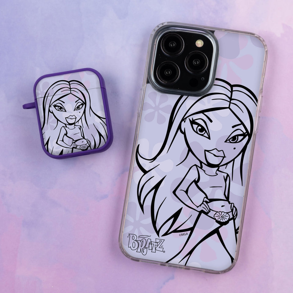 Bratz® Passion For Fashion HD Apple iPhone 12 Mag - Safe Phone Case and AirPods Gen 1 & 2 Combo Package - Wear with style
