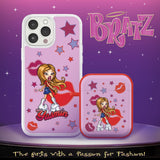 Bratz® Passion For Fashion HD Apple iPhone 12 Mag - Safe Phone Case and AirPods Gen 1 & 2 Combo Package - Wear with style