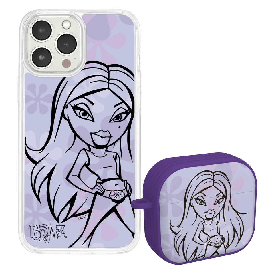 Bratz® Passion For Fashion HD Apple iPhone 12 Mag - Safe Phone Case and AirPods Gen 3 Combo Package - Wear with style