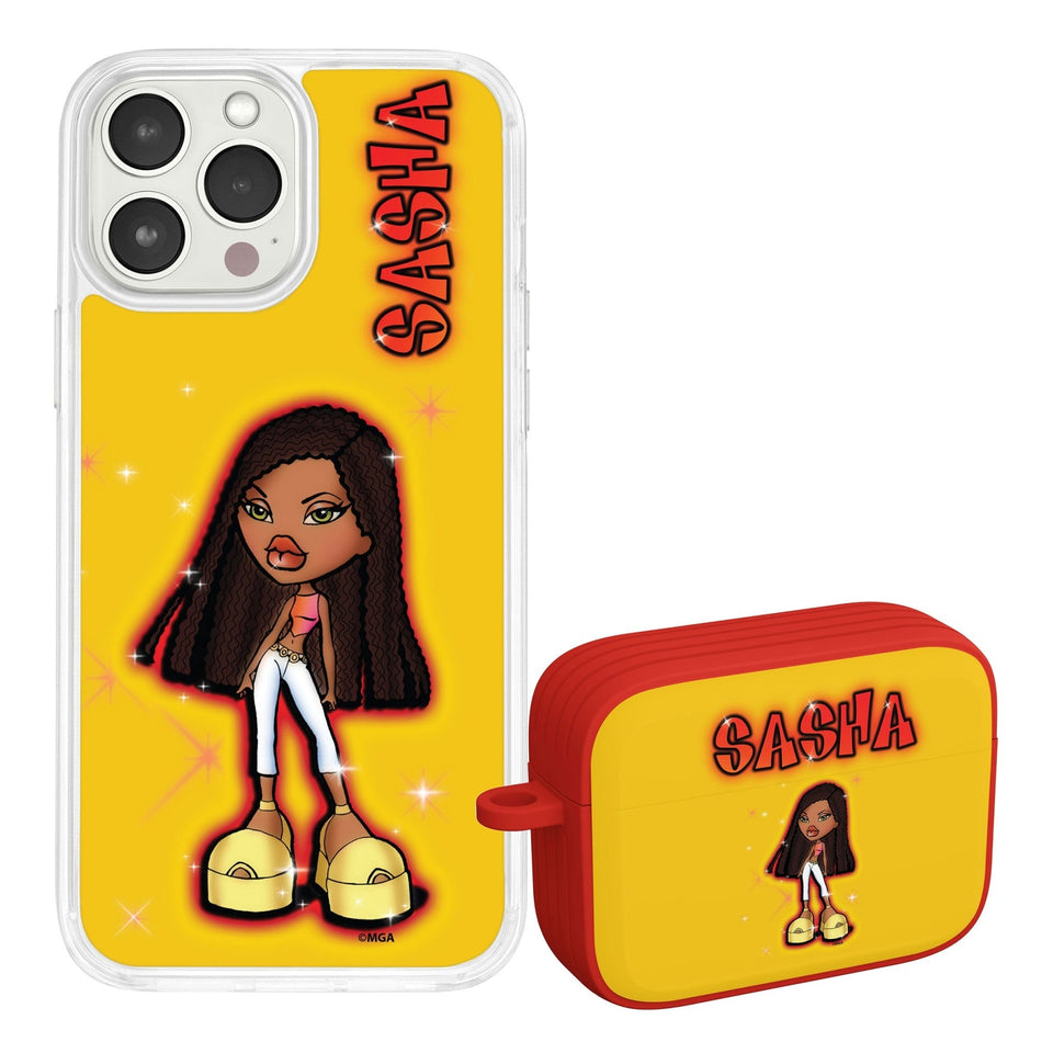 Bratz® Passion For Fashion HD Apple iPhone 12 Mag - Safe Phone Case and AirPods Pro Combo Package - Wear with style