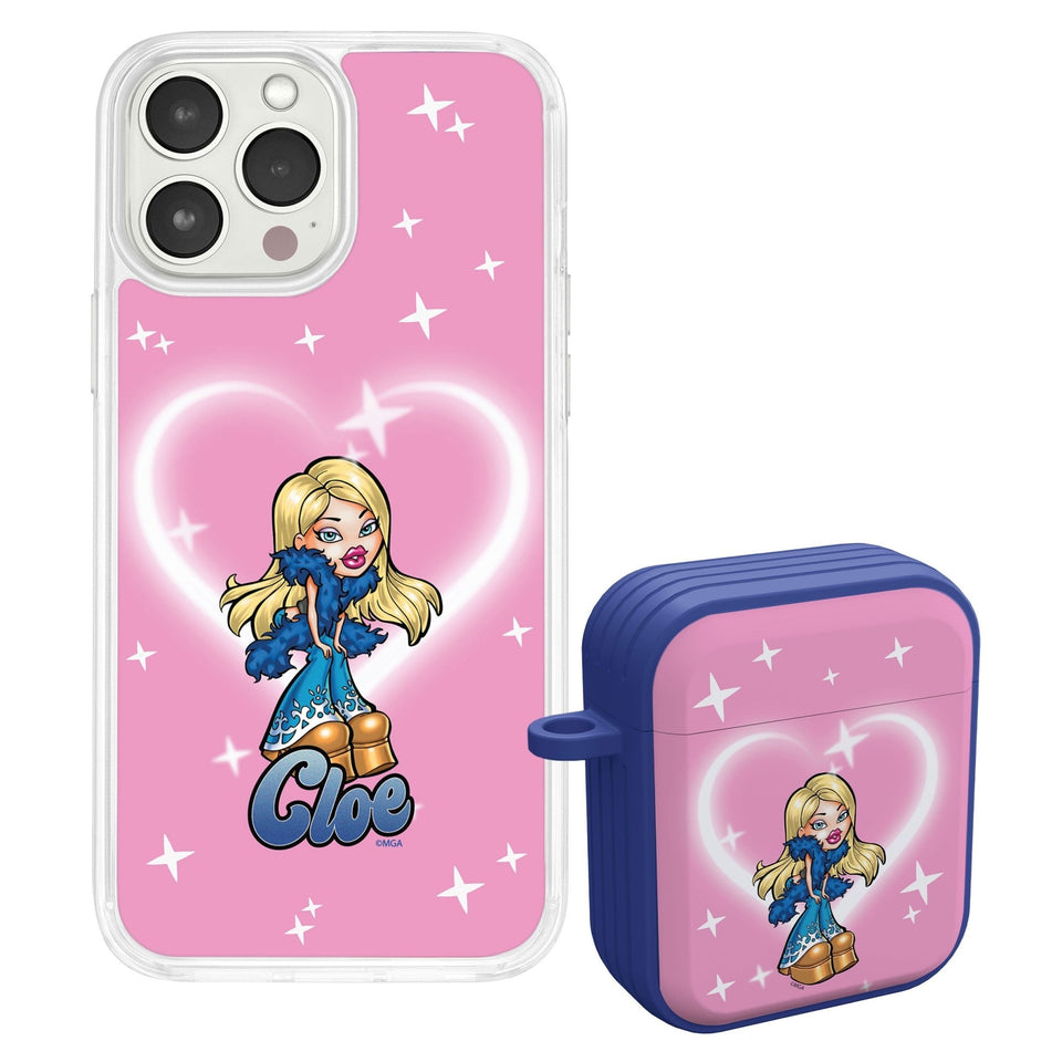 Bratz® Passion For Fashion HD Apple iPhone 13 Mag - Safe Phone Case and AirPods Gen 1 & 2 Combo Package - Wear with style