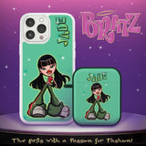 Bratz® Passion For Fashion HD Apple iPhone 13 Mag - Safe Phone Case and AirPods Gen 1 & 2 Combo Package - Wear with style