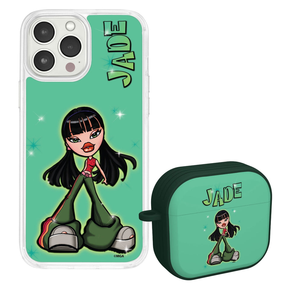 Bratz® Passion For Fashion HD Apple iPhone 13 Mag - Safe Phone Case and AirPods Gen 3 Combo Package - Wear with style