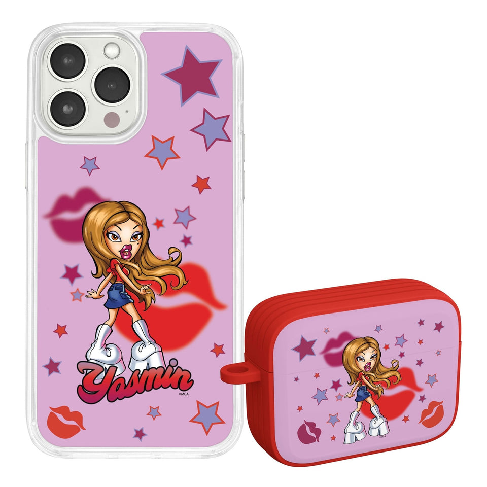 Bratz® Passion For Fashion HD Apple iPhone 13 Mag - Safe Phone Case and AirPods Pro 1 & 2 Combo Package - Wear with style