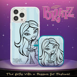 Bratz® Passion For Fashion HD Apple iPhone 14 Mag - Safe Phone Case and AirPods Gen 1 & 2 Combo Package - Wear with style