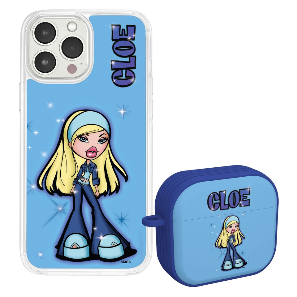 Bratz® Passion For Fashion HD Apple iPhone 14 Mag - Safe Phone Case and AirPods Gen 3 Combo Package - Wear with style