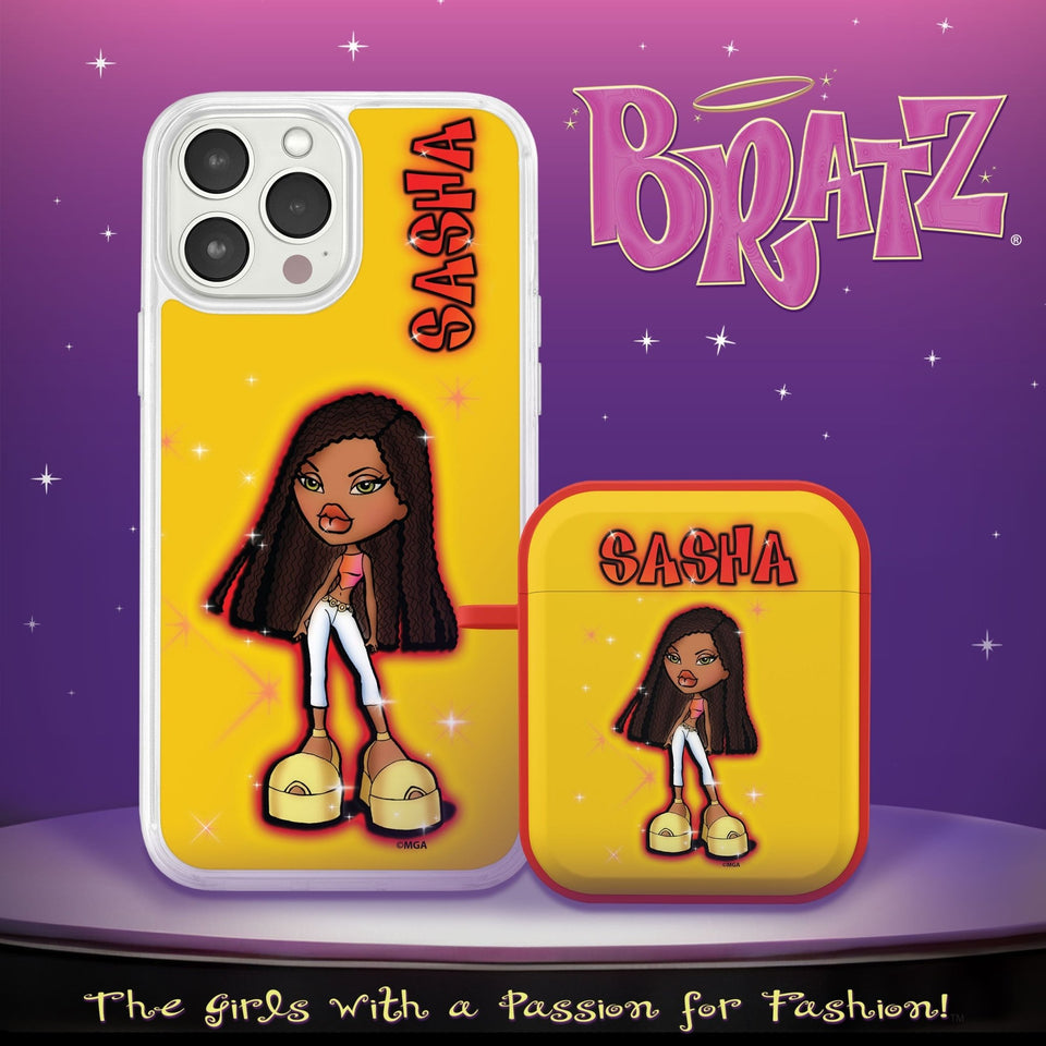 Bratz® Passion For Fashion HD Apple iPhone 15 Mag - Safe Phone Case and AirPods Gen 1 & 2 Combo Package - Wear with style