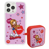 Bratz® Passion For Fashion HD Apple iPhone 15 Mag - Safe Phone Case and AirPods Gen 1 & 2 Combo Package - Wear with style