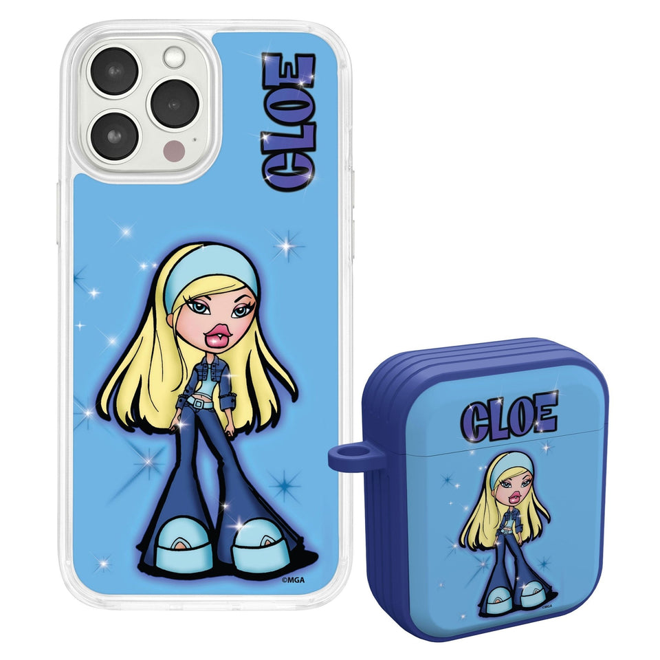 Bratz® Passion For Fashion HD Apple iPhone 15 Mag - Safe Phone Case and AirPods Gen 1 & 2 Combo Package - Wear with style