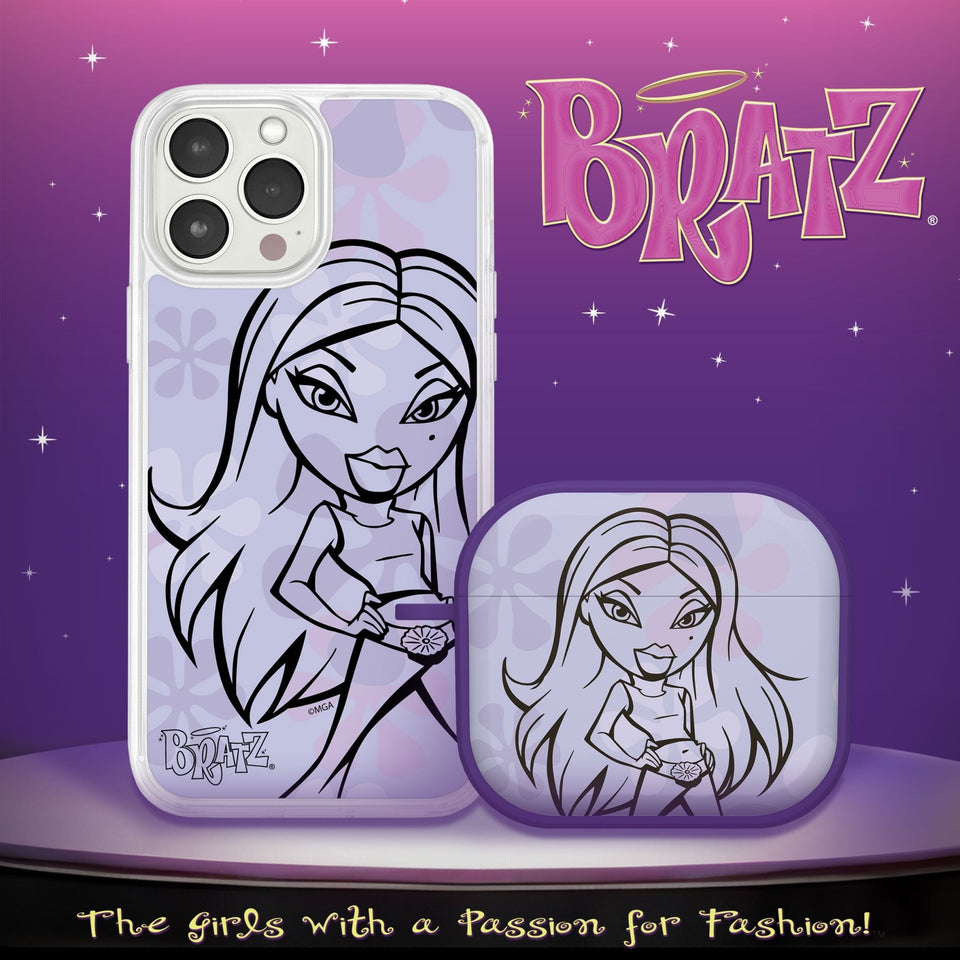 Bratz® Passion For Fashion HD Apple iPhone 15 Mag - Safe Phone Case and AirPods Gen 3 Combo Package - Wear with style