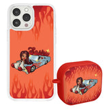 Bratz® Passion For Fashion HD Apple iPhone 15 Mag - Safe Phone Case and AirPods Gen 3 Combo Package - Wear with style