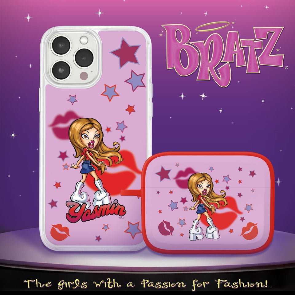 Bratz® Passion For Fashion HD Apple iPhone 15 Mag - Safe Phone Case and AirPods Pro Combo Package - Wear with style