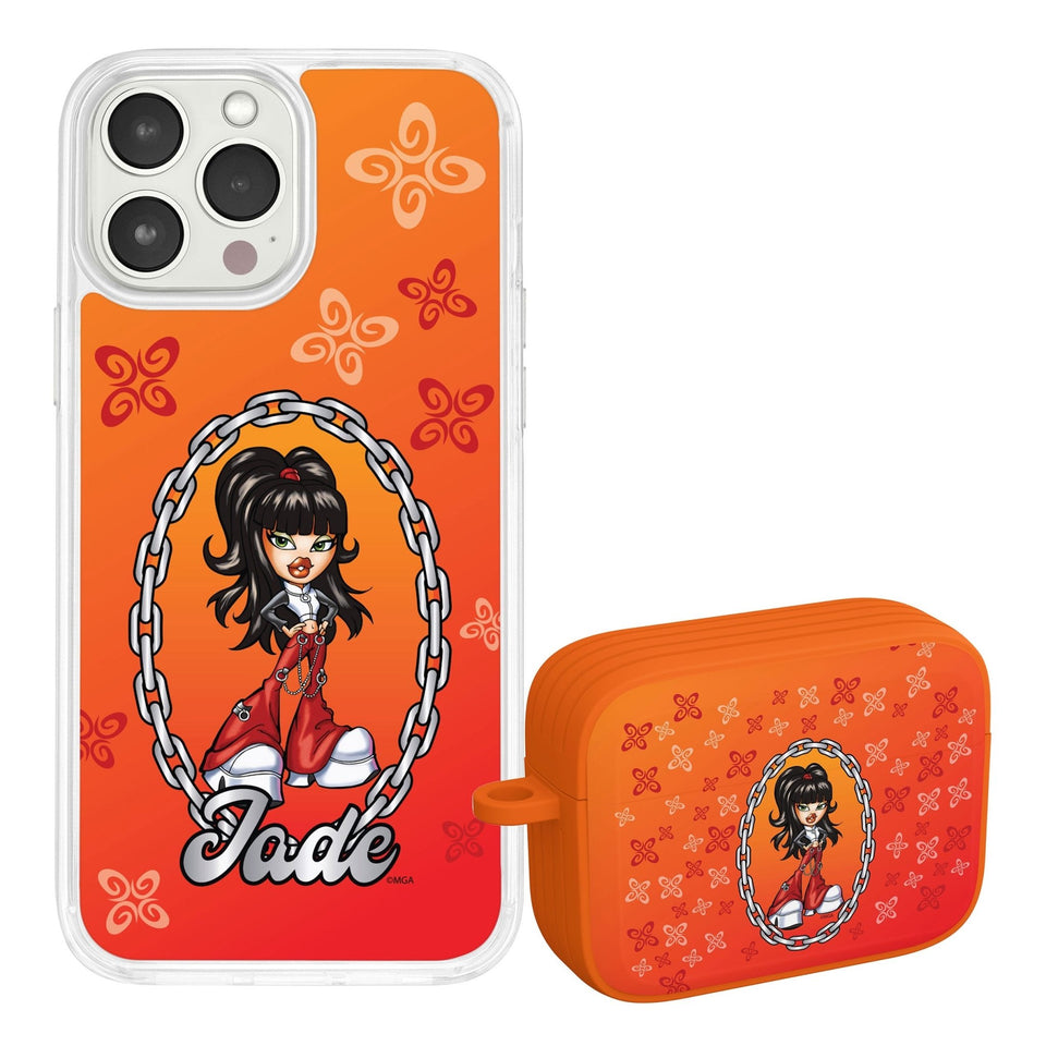 Bratz® Passion For Fashion HD Apple iPhone 15 Mag - Safe Phone Case and AirPods Pro Combo Package - Wear with style