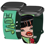 Bratz® Passion For Fashion HD Fitbit Versa 3 & Sense 1 Watch Band - Wear with style