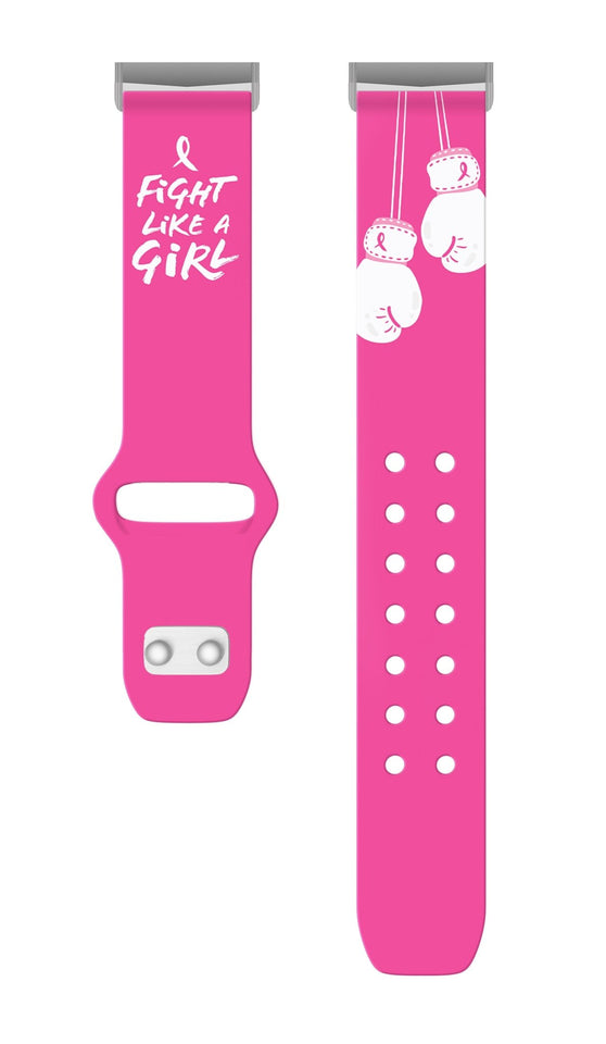 Breast Cancer Awareness HD Fitbit Versa 3 & Sense 1 Watch Band - Wear with style