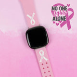 Breast Cancer Awareness HD Fitbit Versa 3 & Sense 1 Watch Band - Wear with style