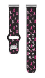 Breast Cancer Awareness HD Fitbit Versa 3 & Sense 1 Watch Band - Wear with style