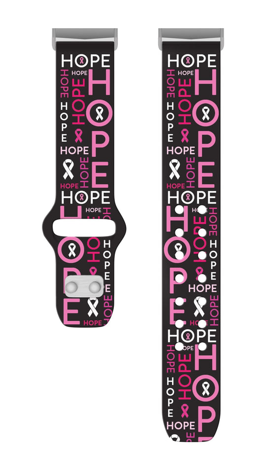 Breast Cancer Awareness HD Fitbit Versa 3 & Sense 1 Watch Band - Wear with style