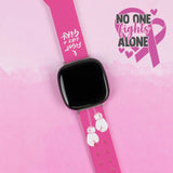 Breast Cancer Awareness HD Fitbit Versa 3 & Sense 1 Watch Band - Wear with style