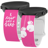 Breast Cancer Awareness HD Watchband for Samsung, Garmin, Fossil, and More - Wear with style