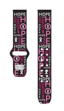 Breast Cancer Awareness HD Watchband for Samsung, Garmin, Fossil, and More - Wear with style