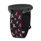 Breast Cancer Awareness HD Watchband for Samsung, Garmin, Fossil, and More - Wear with style