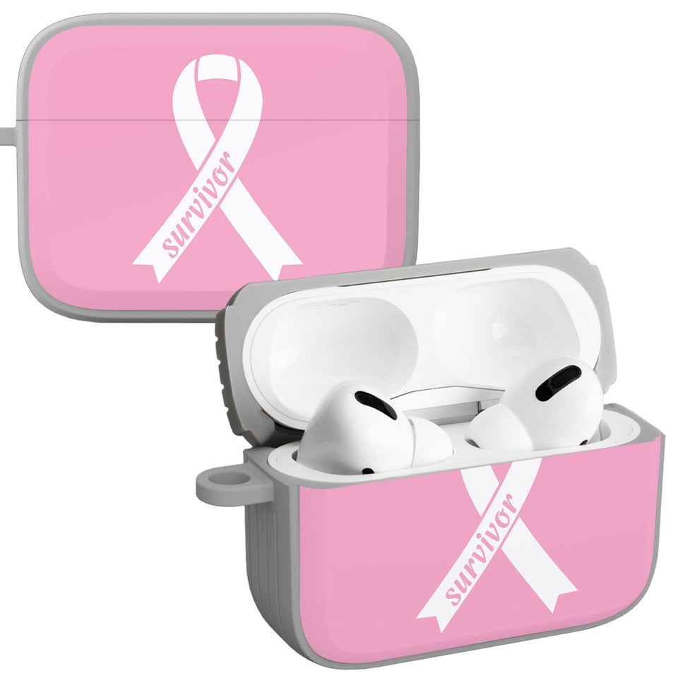 Breast Cancer Awareness HDX Apple AirPods Pro 1 & 2 Case Cover - Wear with style