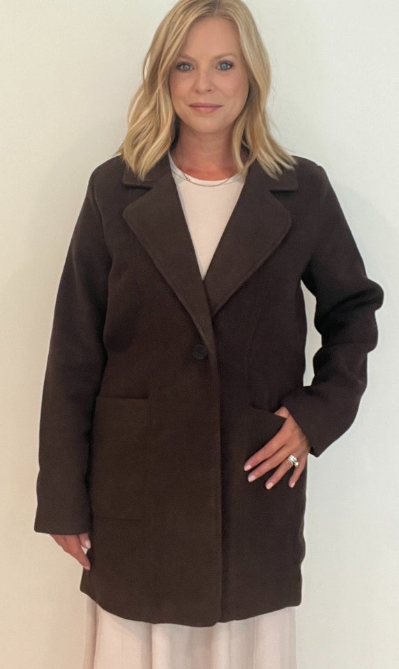 Brentwood Coat-Chocolate - Wear with style
