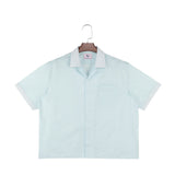 "hyp" Button Up + "The Scythe" Tee (Blue)
